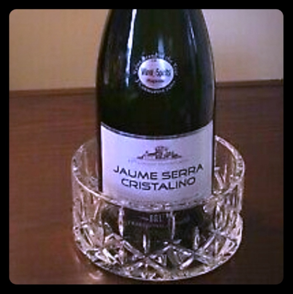 ● Crystal Wine Coaster, Gorham Crystal